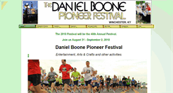 Desktop Screenshot of danielboonepioneerfestival.com